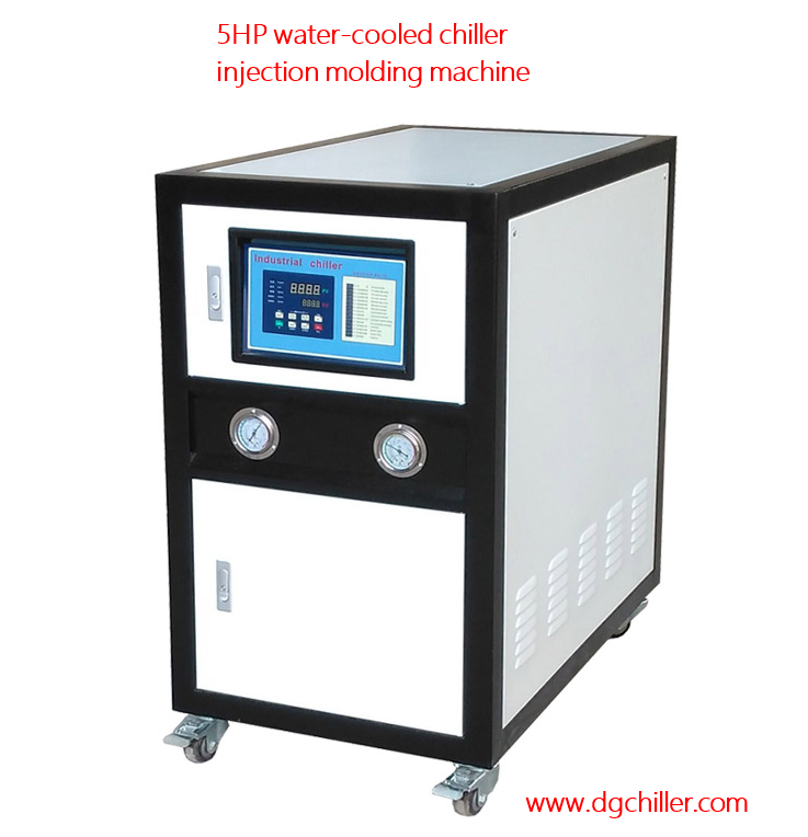 Quantum potentiae Chiller facit 240T-400T iniectio machinae fingens par 5HP Chiller?