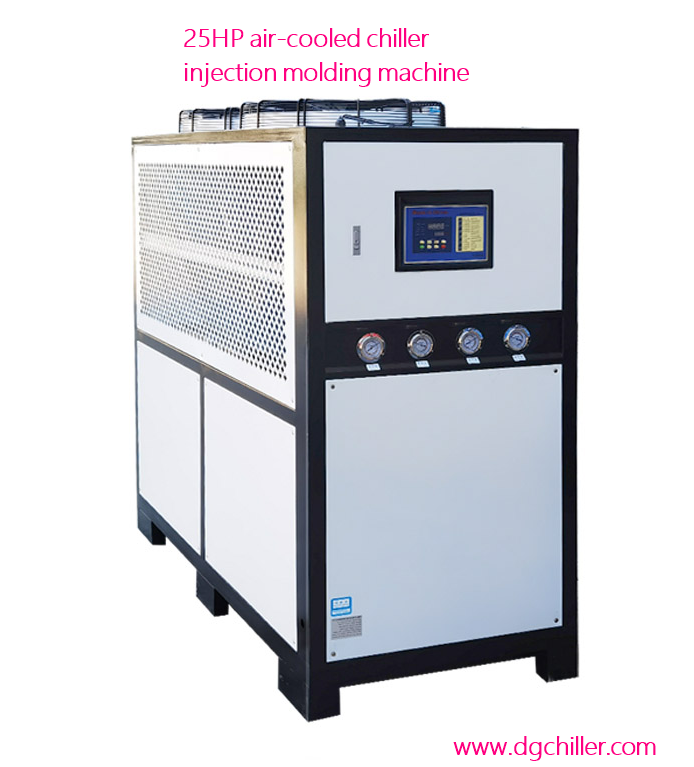 Quantitas Chiller facit 1600T-2000 iniectio machinae coronae compositus 25HP Chiller?